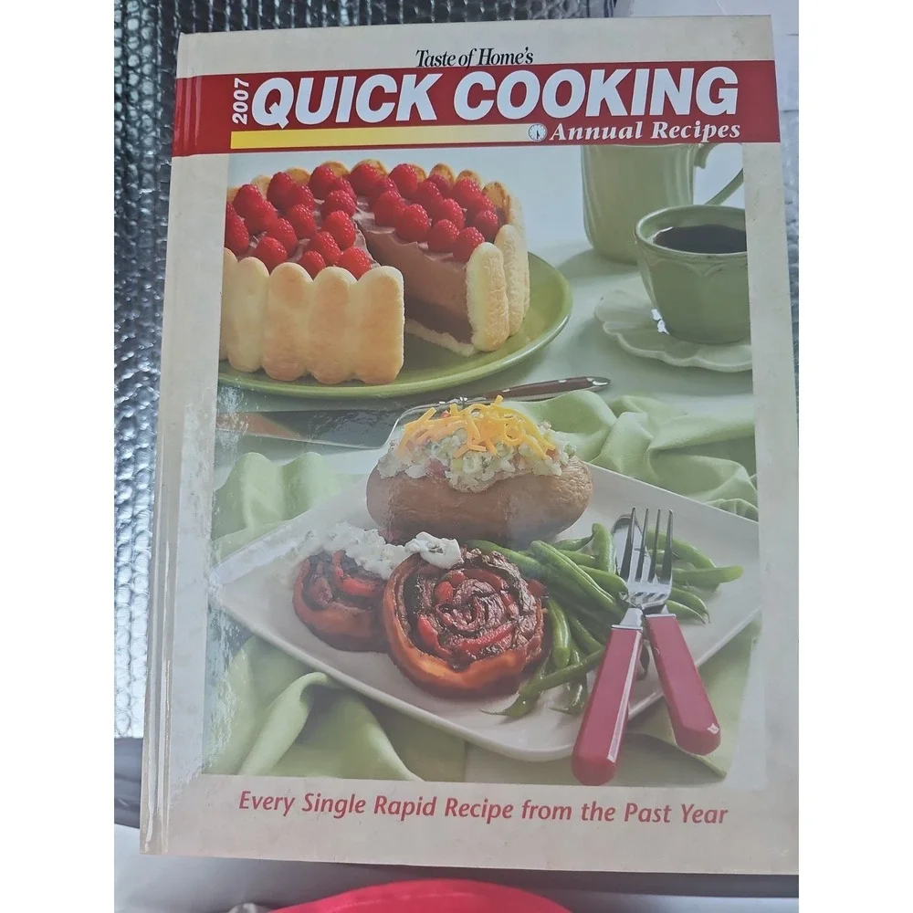 Taste Of Home's Quick Cooking Annual Recipes - Set Of 8- 1999- 2008 Hard Cover
